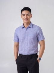 Sơ mi nam cộc tay May 10 form SlimFit mã 010126003 #4