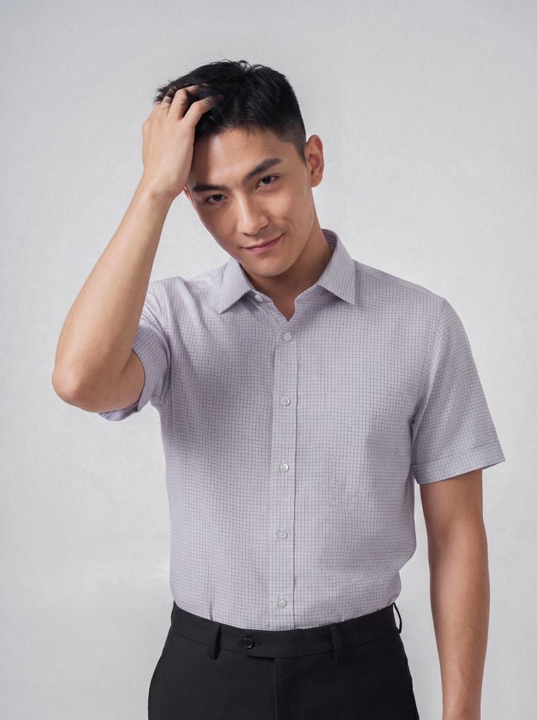 Sơ mi nam cộc tay May 10 form SlimFit mã 010126003 #5