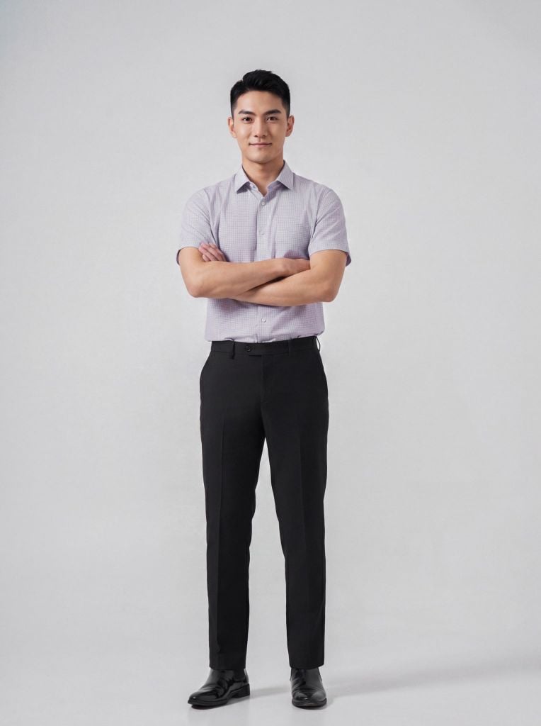Sơ mi nam cộc tay May 10 form SlimFit mã 010126003 #5