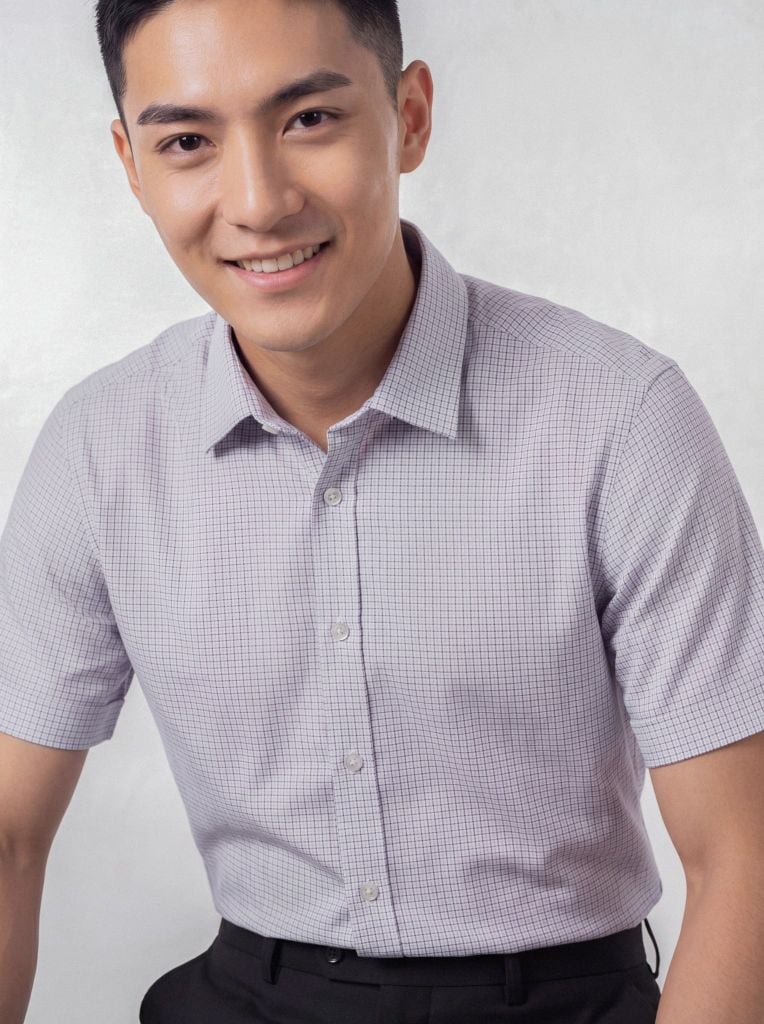 Sơ mi nam cộc tay May 10 form SlimFit mã 010126003 #5