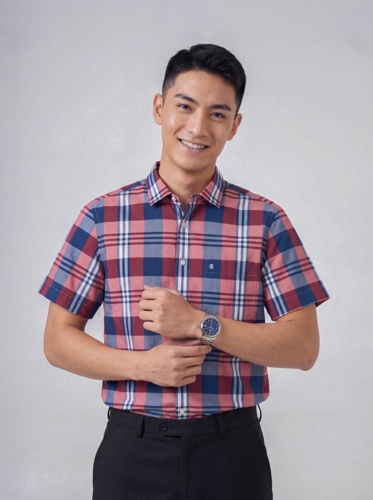 Sơ mi nam cộc tay May 10 form RegularFit mã 010126005 #10