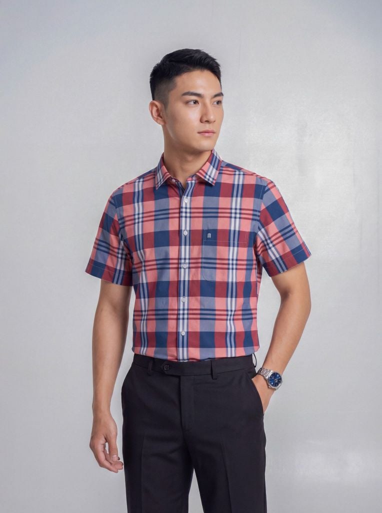 Sơ mi nam cộc tay May 10 form RegularFit mã 010126005 #10