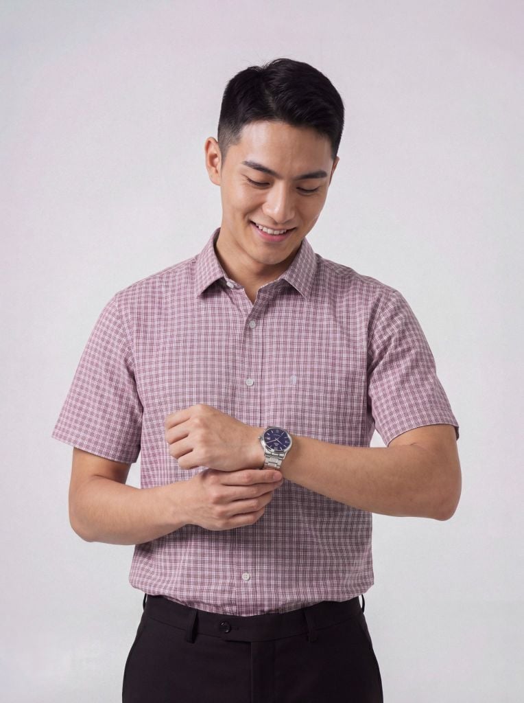 Sơ mi nam cộc tay May 10 form RegularFit mã 010126005 #11