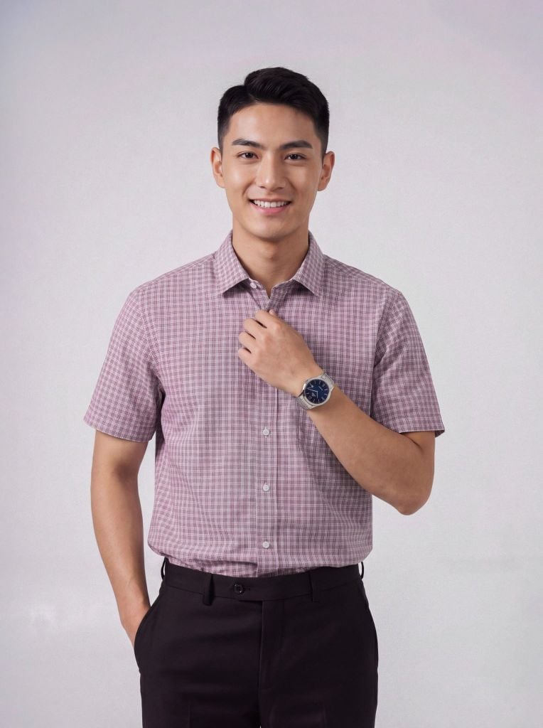 Sơ mi nam cộc tay May 10 form RegularFit mã 010126005 #11