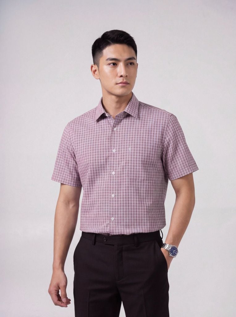 Sơ mi nam cộc tay May 10 form RegularFit mã 010126005 #11