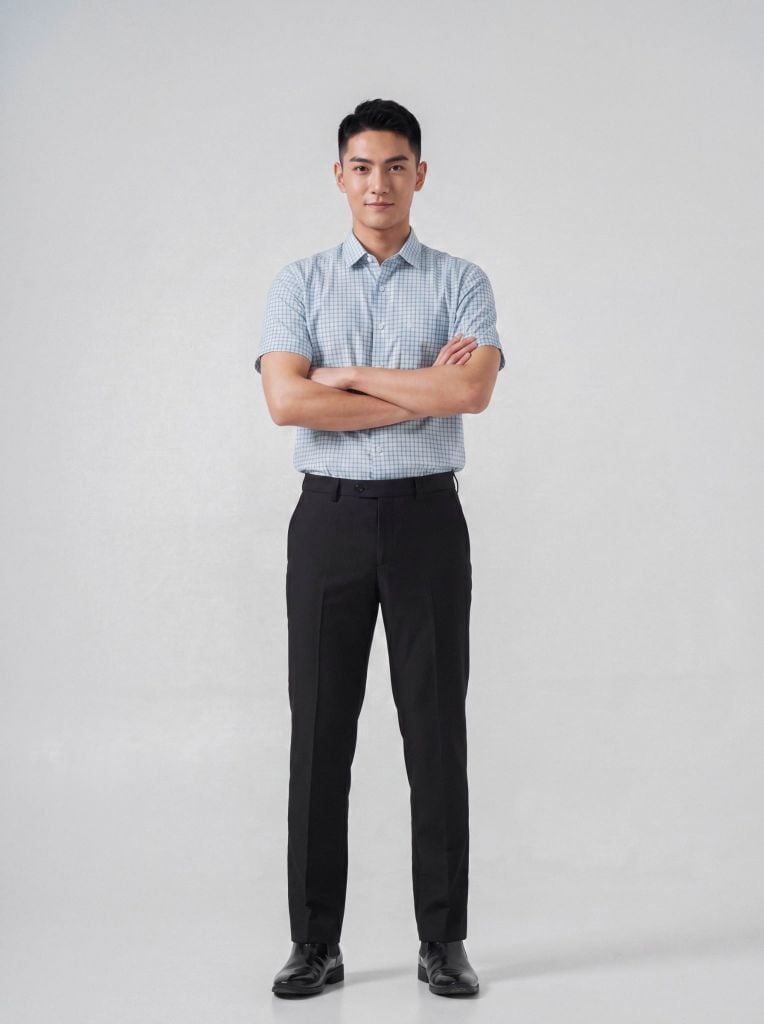 Sơ mi nam cộc tay May 10 form RegularFit mã 010126005 #12