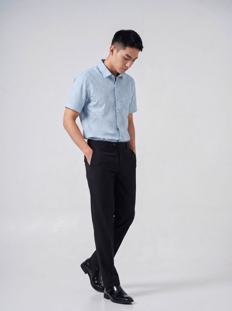 Sơ mi nam cộc tay May 10 form RegularFit mã 010126005 #12