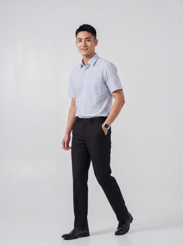 Sơ mi nam cộc tay May 10 form RegularFit mã 010126005 #15