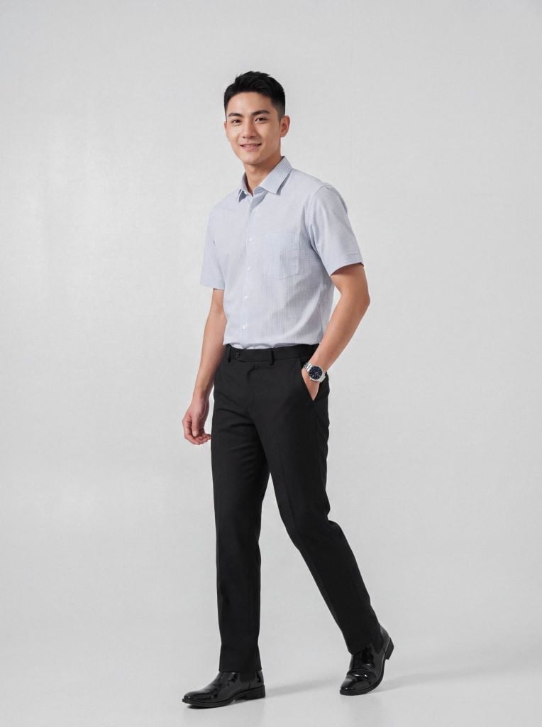 Sơ mi nam cộc tay May 10 form RegularFit mã 010126005 #15