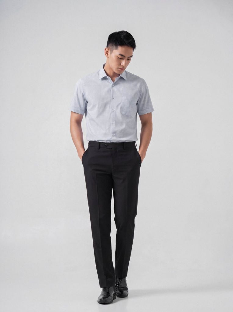 Sơ mi nam cộc tay May 10 form RegularFit mã 010126005 #15