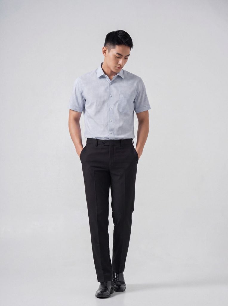 Sơ mi nam cộc tay May 10 form RegularFit mã 010126005 #15