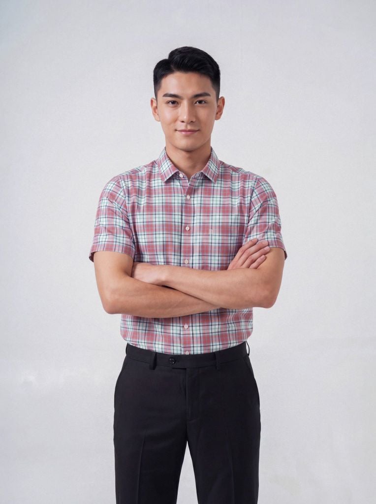 Sơ mi nam cộc tay May 10 form RegularFit mã 010126005 #1