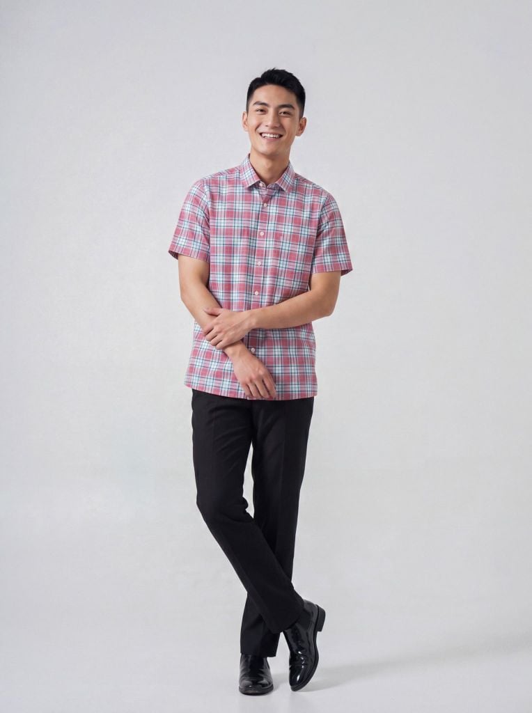 Sơ mi nam cộc tay May 10 form RegularFit mã 010126005 #1