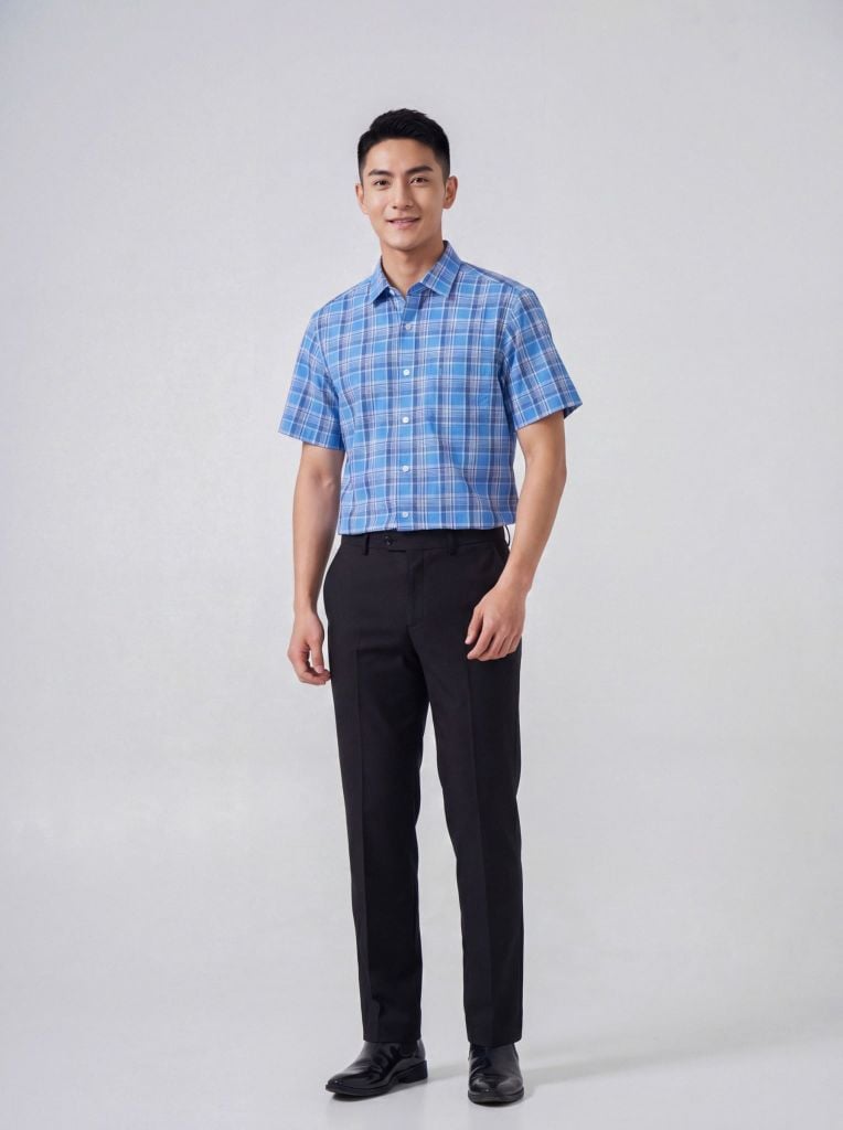 Sơ mi nam cộc tay May 10 form RegularFit mã 010126005 #2