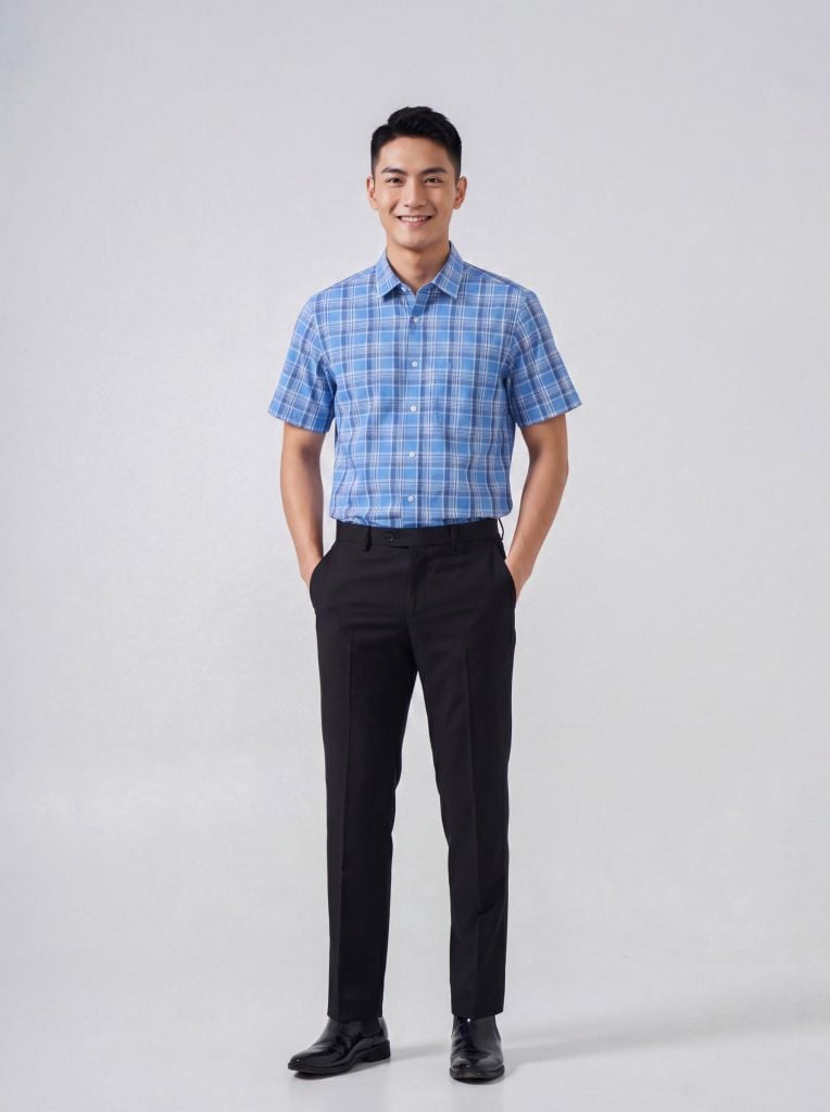 Sơ mi nam cộc tay May 10 form RegularFit mã 010126005 #2