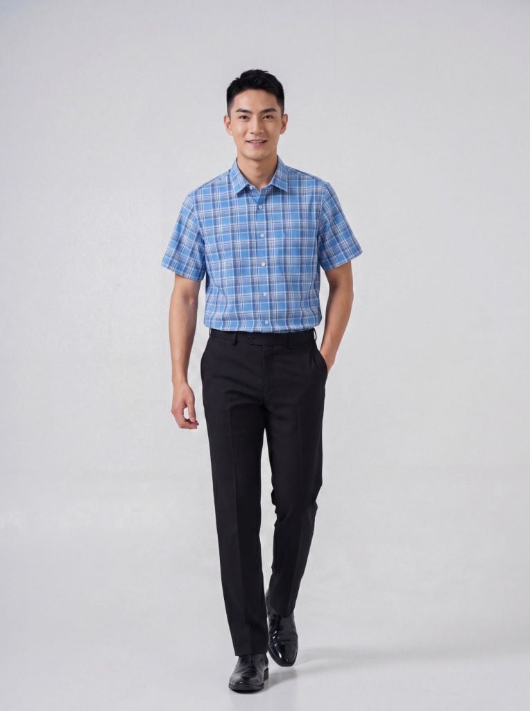 Sơ mi nam cộc tay May 10 form RegularFit mã 010126005 #2