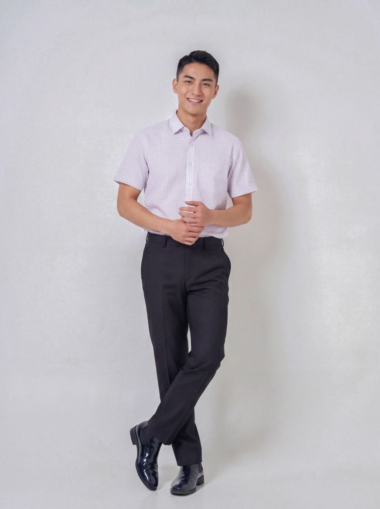 Sơ mi nam cộc tay May 10 form RegularFit mã 010126005 #3