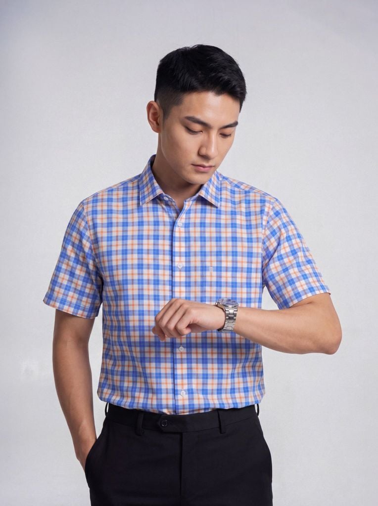 Sơ mi nam cộc tay May 10 form RegularFit mã 010126005 #8