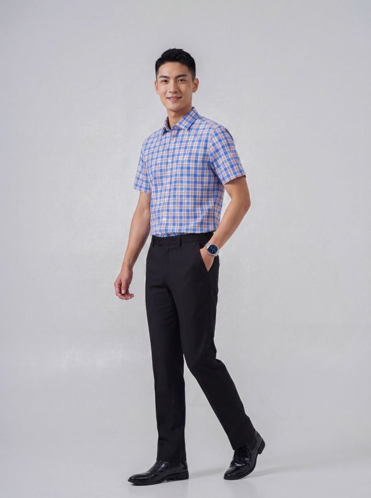 Sơ mi nam cộc tay May 10 form RegularFit mã 010126005 #8