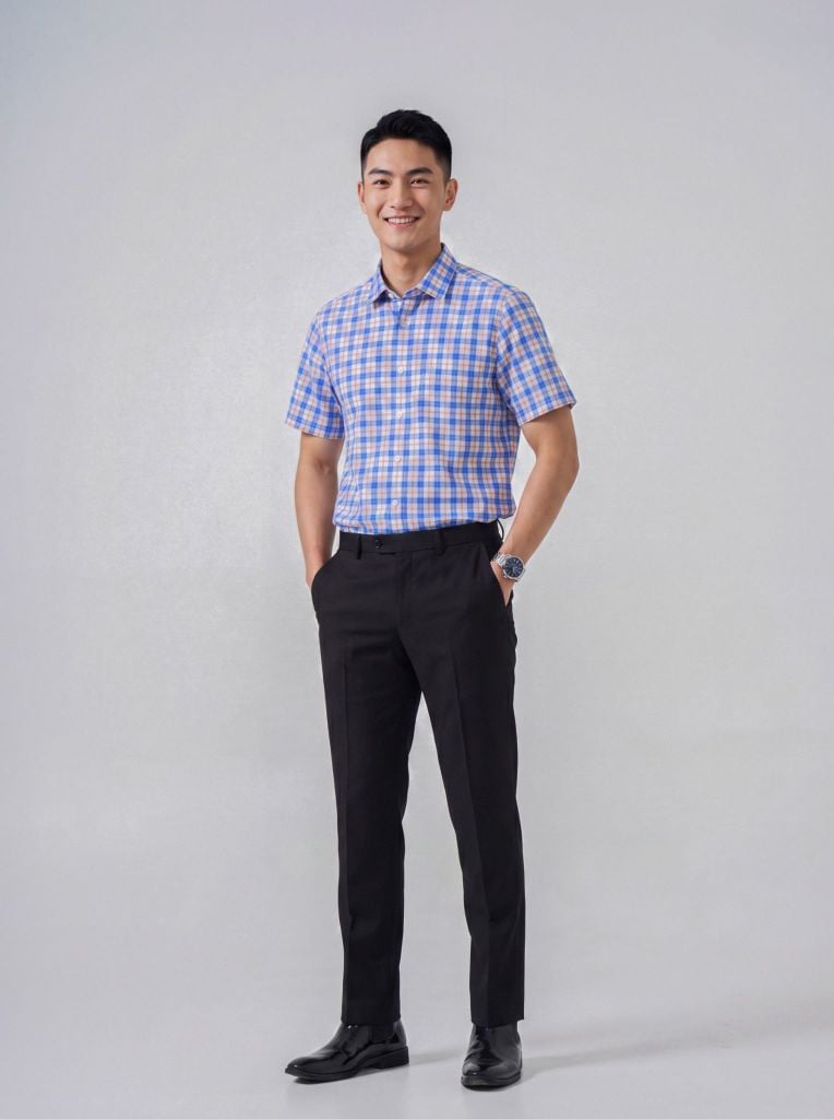 Sơ mi nam cộc tay May 10 form RegularFit mã 010126005 #8