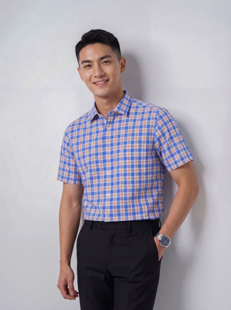 Sơ mi nam cộc tay May 10 form RegularFit mã 010126005 #8