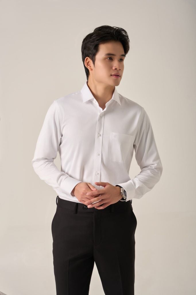 Sơ mi nam dài tay GrusZ form RegularFit mã 010126005GZV3 AT045