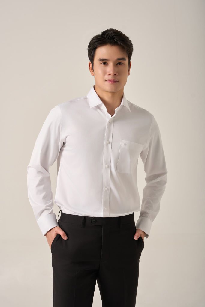 Sơ mi nam dài tay GrusZ form RegularFit mã 010126005GZV3 AT045