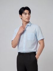 Sơ mi nam cộc tay May 10 form RegularFit mã 010126009GBV3 AM181