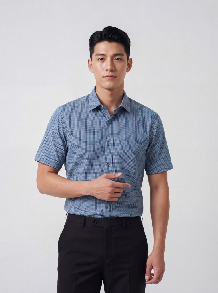 Sơ mi nam cộc tay May 10 form RegularFit mã 010126012 10