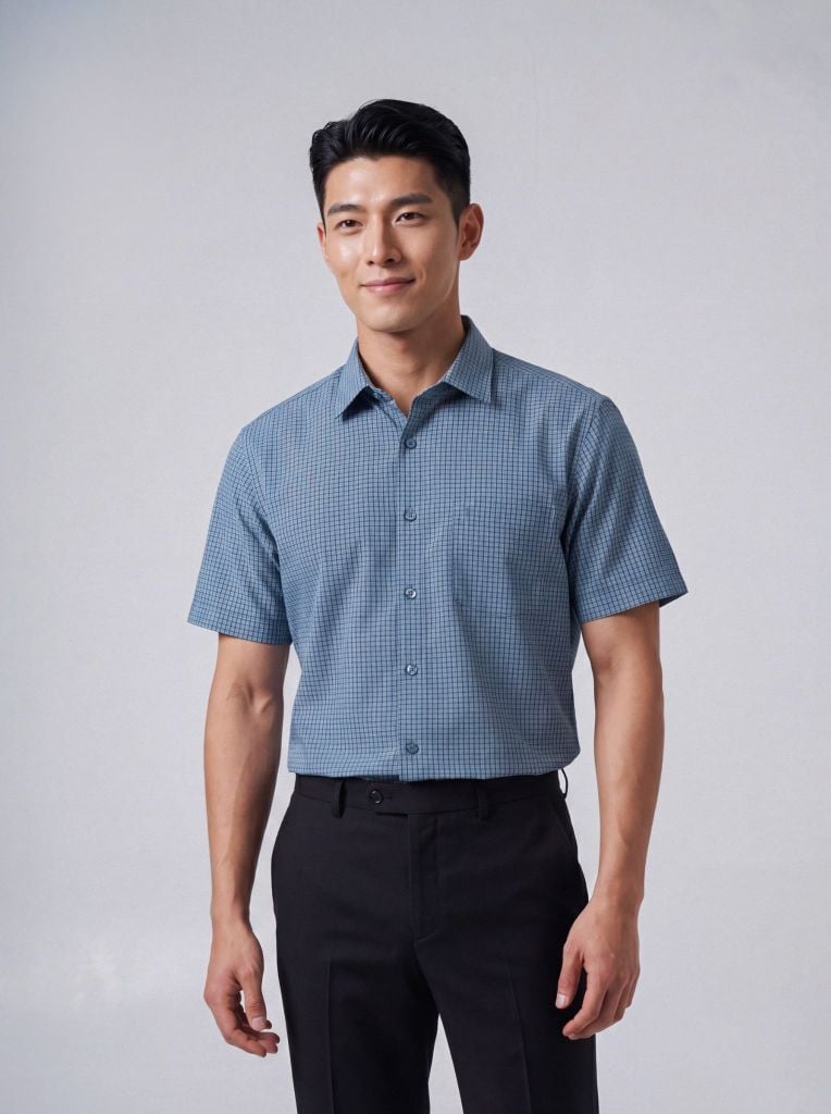 Sơ mi nam cộc tay May 10 form RegularFit mã 010126012 10