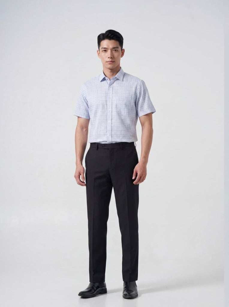 Sơ mi nam cộc tay May 10 form RegularFit mã 010126012 11