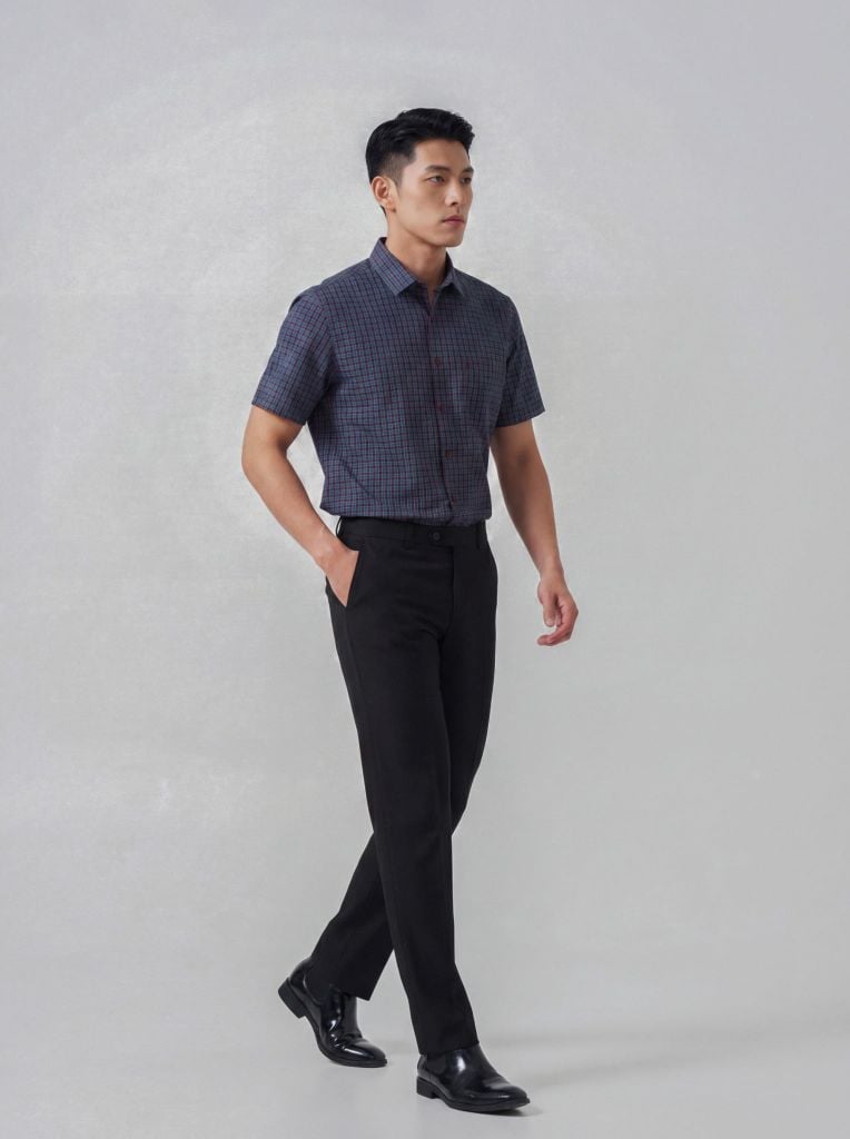 Sơ mi nam cộc tay May 10 form RegularFit mã 010126012 12