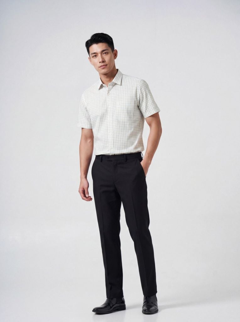 Sơ mi nam cộc tay May 10 form RegularFit mã 010126012 13