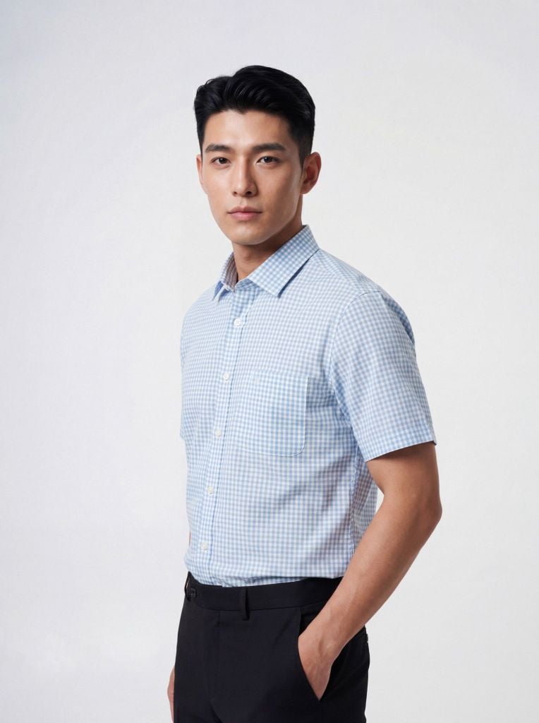 Sơ mi nam cộc tay May 10 form RegularFit mã 010126012 14