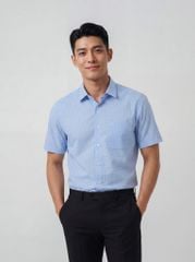 Sơ mi nam cộc tay May 10 form RegularFit mã 010126012 15