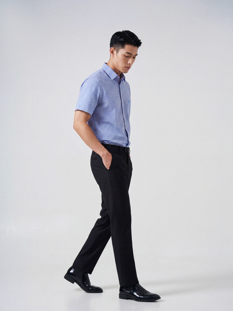 Sơ mi nam cộc tay May 10 form RegularFit mã 010126012 1