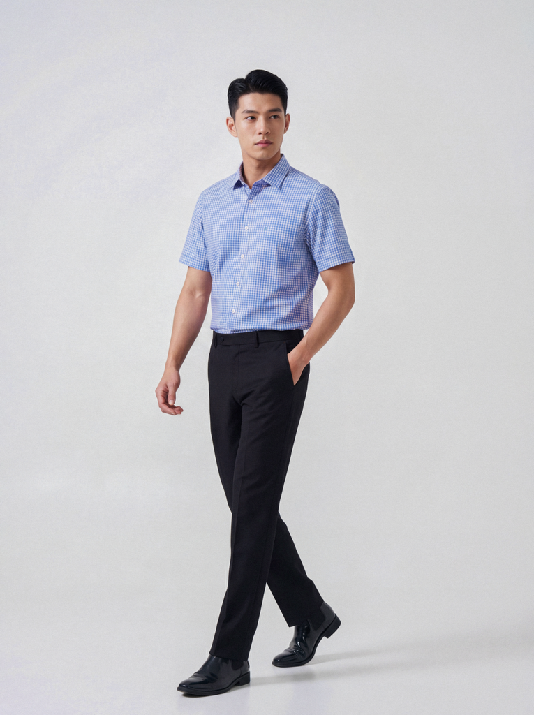 Sơ mi nam cộc tay May 10 form RegularFit mã 010126012 1