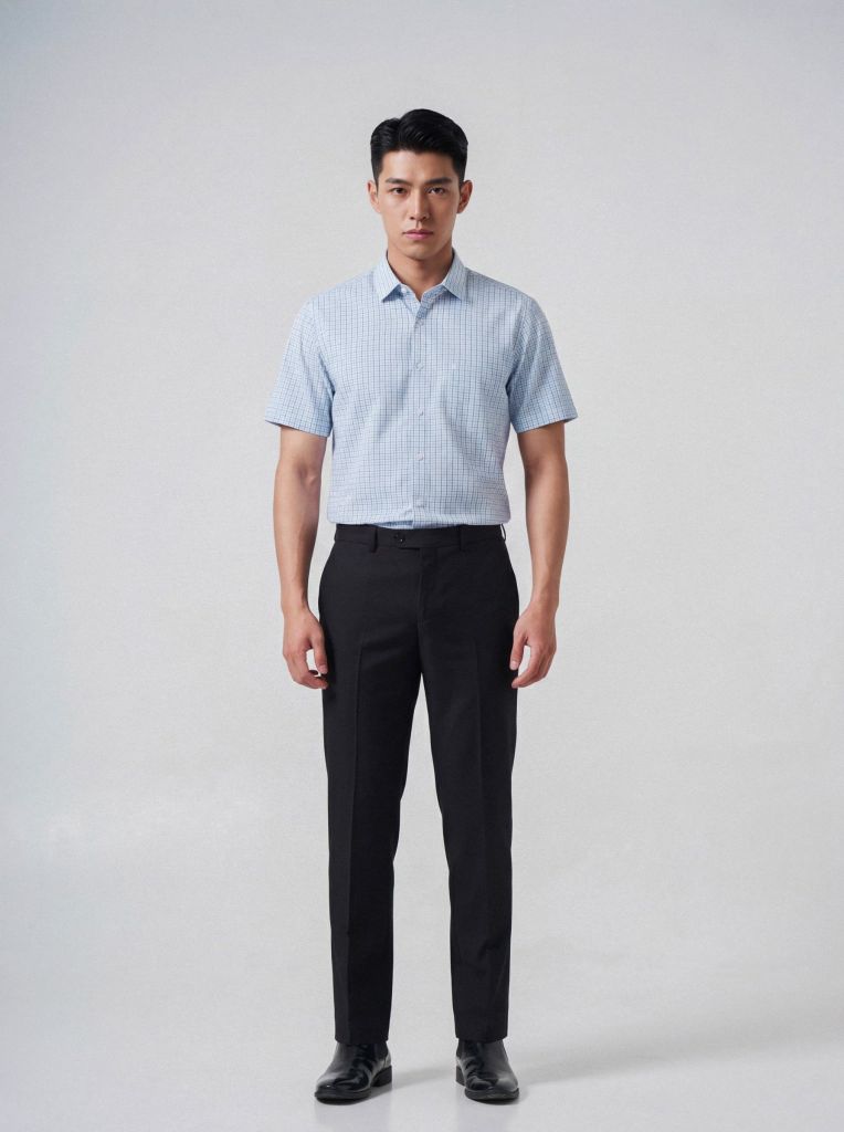 Sơ mi nam cộc tay May 10 form RegularFit mã 010126012 3