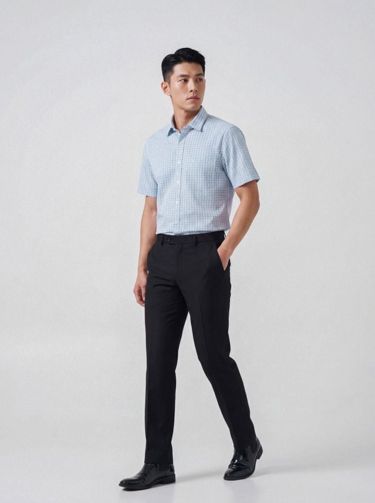 Sơ mi nam cộc tay May 10 form RegularFit mã 010126012 3