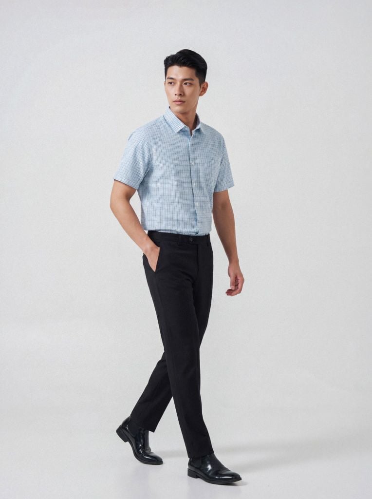 Sơ mi nam cộc tay May 10 form RegularFit mã 010126012 3