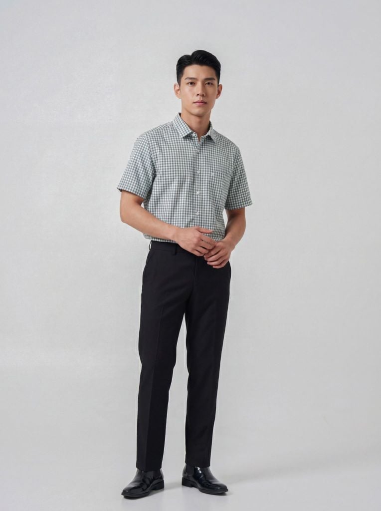 Sơ mi nam cộc tay May 10 form RegularFit mã 010126012 4