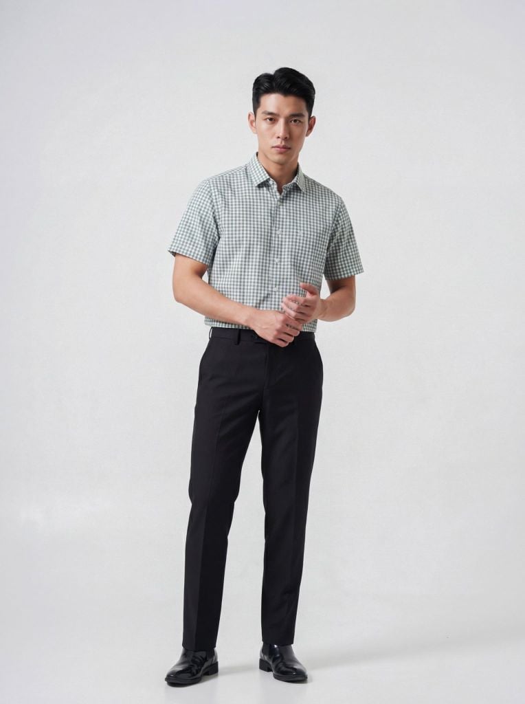 Sơ mi nam cộc tay May 10 form RegularFit mã 010126012 4