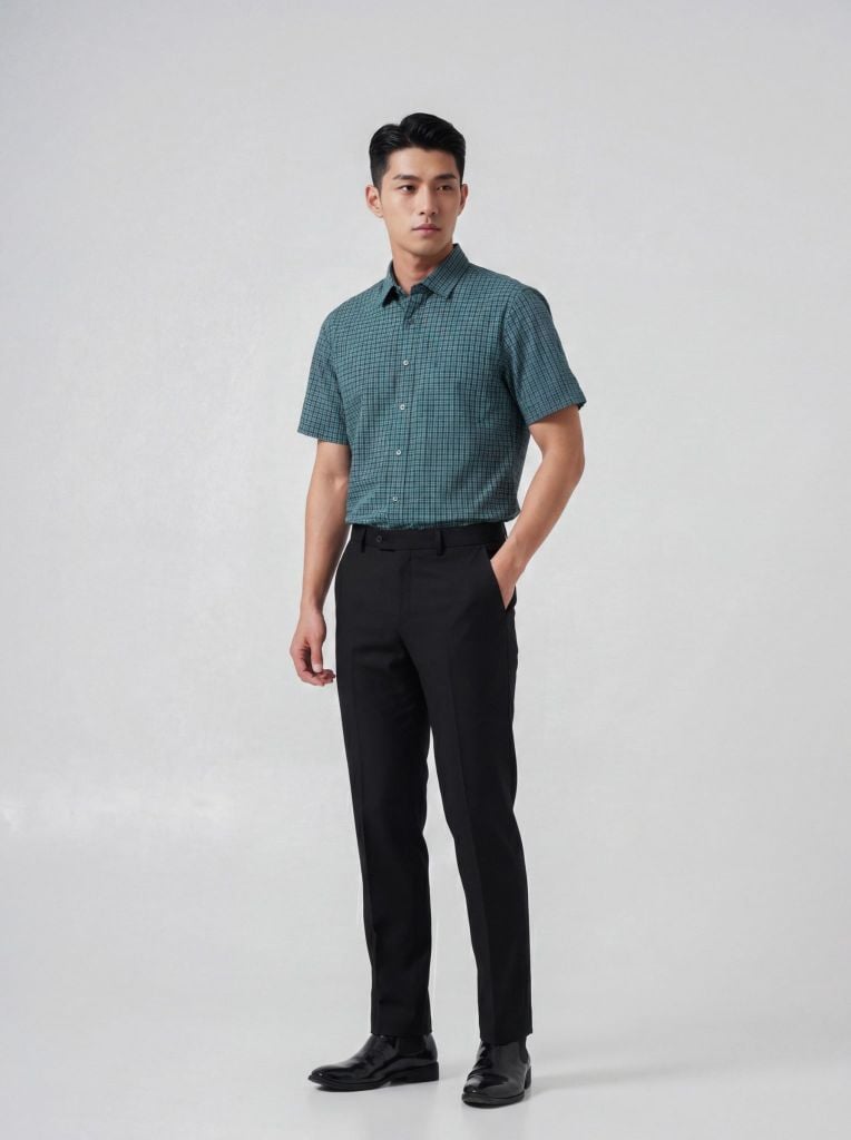 Sơ mi nam cộc tay May 10 form RegularFit mã 010126012 5