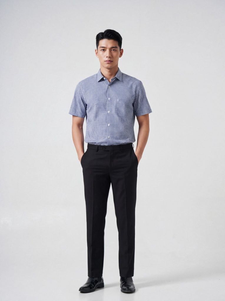 Sơ mi nam cộc tay May 10 form RegularFit mã 010126012 6