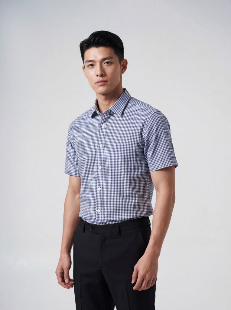 Sơ mi nam cộc tay May 10 form RegularFit mã 010126012 6