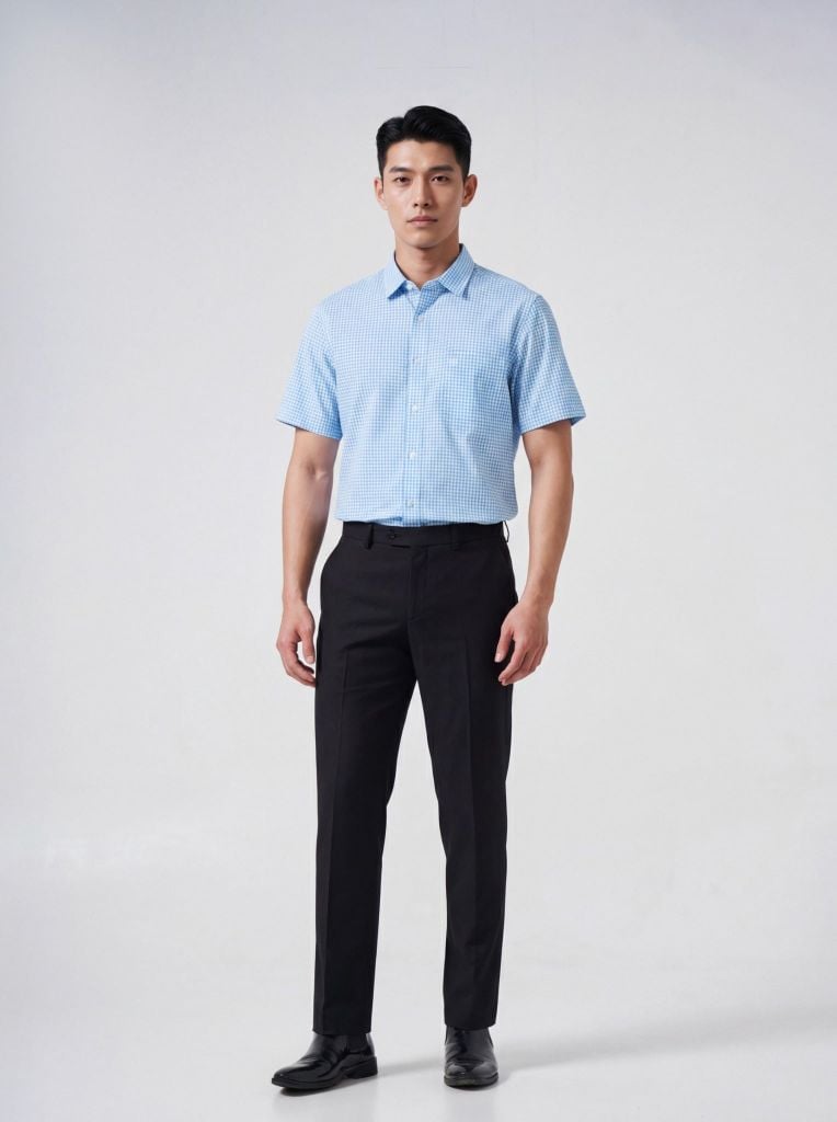 Sơ mi nam cộc tay May 10 form RegularFit mã 010126012 7