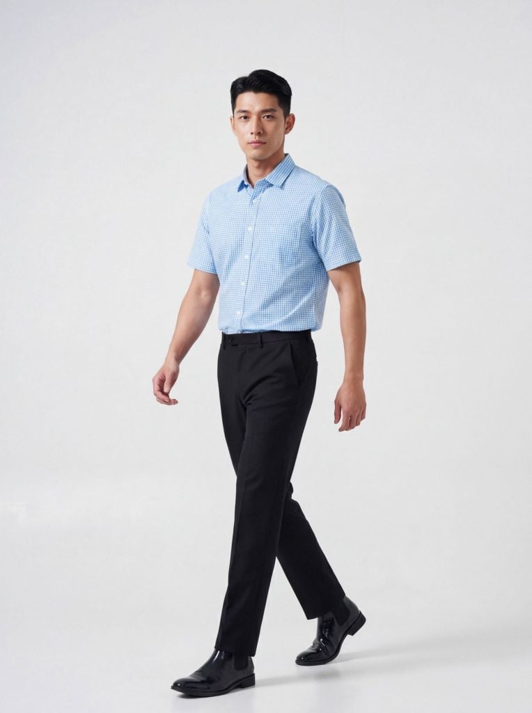 Sơ mi nam cộc tay May 10 form RegularFit mã 010126012 7