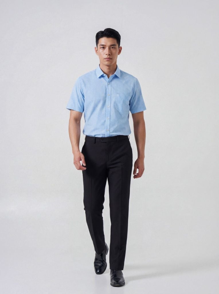 Sơ mi nam cộc tay May 10 form RegularFit mã 010126012 7