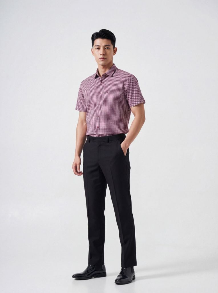 Sơ mi nam cộc tay May 10 form RegularFit mã 010126012 8