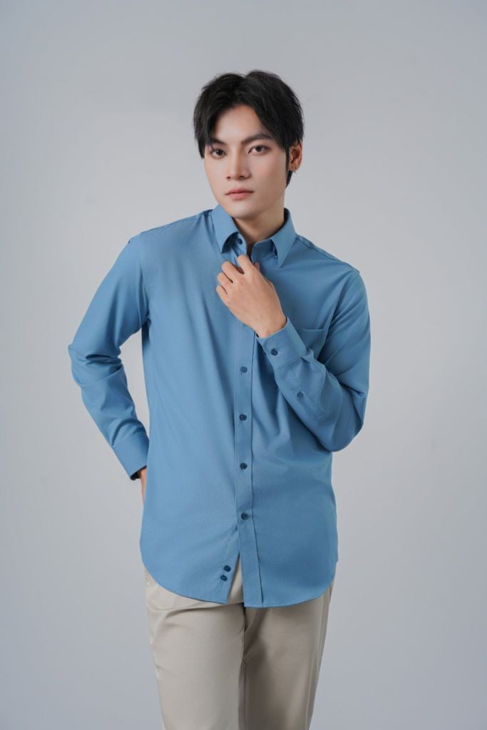 Sơ mi nam dài tay May 10 mã 010126013 AM196